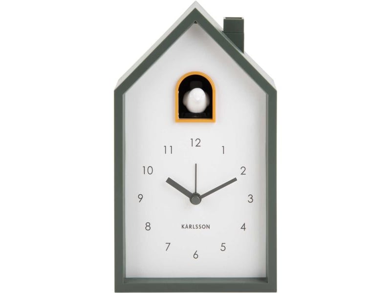  Réveil matin modern cuckoo vert jungle  - Conforama C