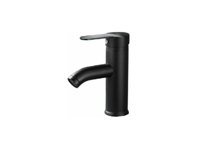 Mitigeur lavabo noir mat - mitigeur eau chaude et eau froide - noir - Conforama A