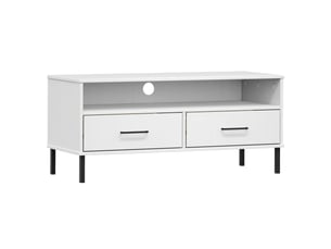 Meuble tv coloris blanc 106 cm <strong></strong>  <strong></strong>