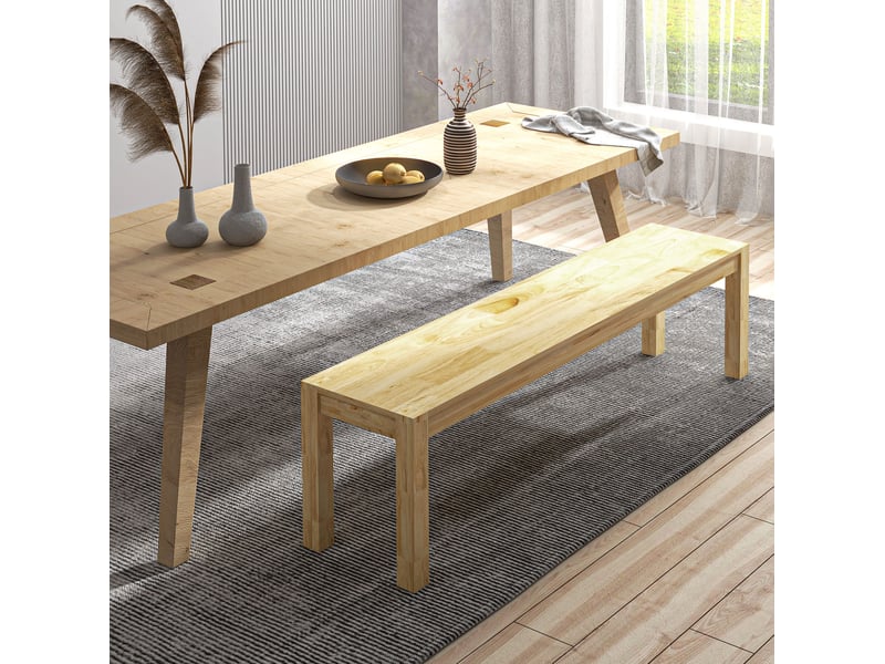  Banc de table 3 places 150 cm style campagne homvra  - Conforama B