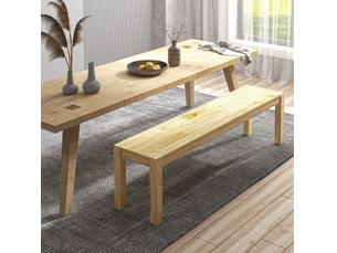 Banc 3 place(s) coloris naturel HOMVRA - 150 cm