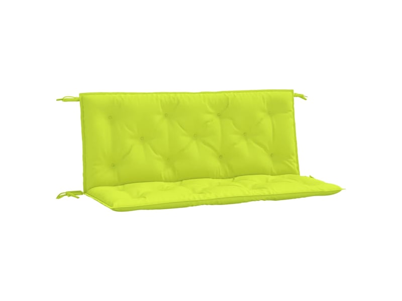 Lot de 2 coussins de banc de jardin, coussins d'assise vert vif tissu oxford cf58712  - Conforama A