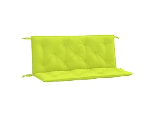 Lot de 2 coussins de banc de jardin, coussins d'assise vert vif tissu oxford cf58712