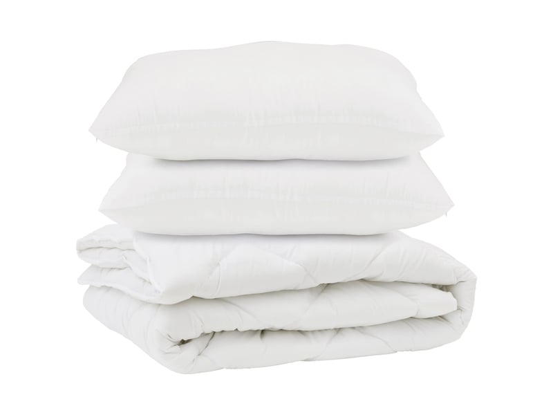  Couette avec oreiller 3 pcs - duvet blanc microfibre  - Conforama A