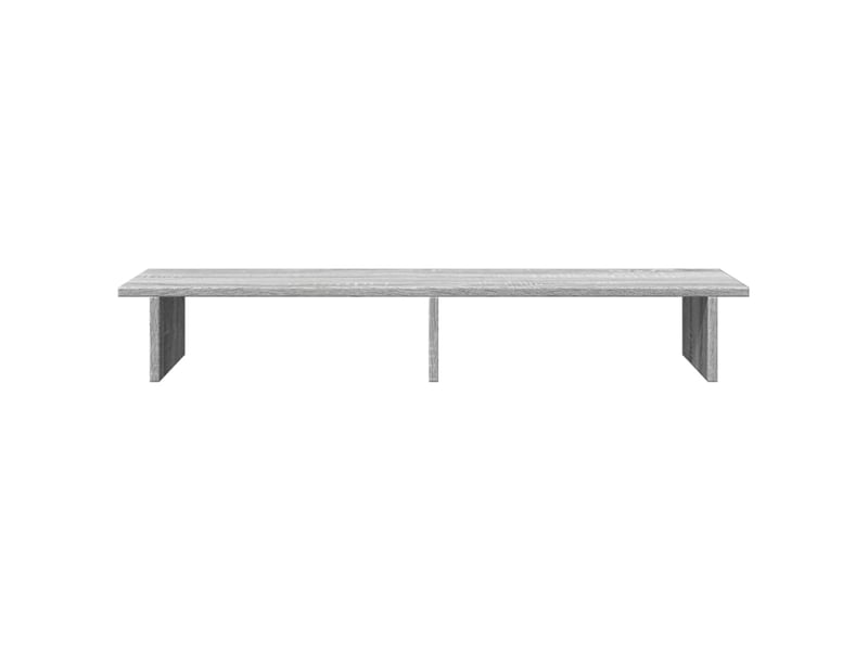  Support de moniteur table meuble bureau sonoma 100 x 27 x 15 cm bois d'ingénierie gris 02_0044980  - Conforama B