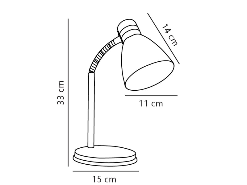  Lampe à poser luminaire cyclone métal blanc h. 33 ip20 nordlux-intérieur 73065001 - Conforama E