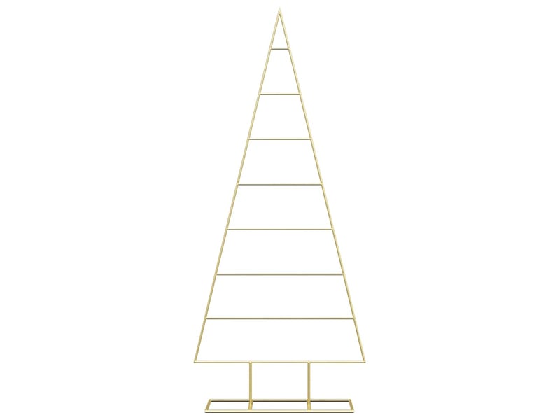  Sapin de noël - arbre de noël en métal doré 150 cm acier peint par poudre  - Conforama E