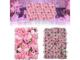 12x mur de fleurs artificielles mur de roses diy mariage rue décor floral