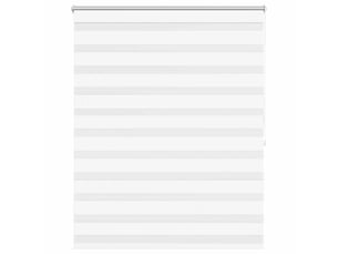 Store vénitien zebra, store de fenêtre 120,9 x 175 cm, largeur du tissu 116,7 cm, blanc cf48199
