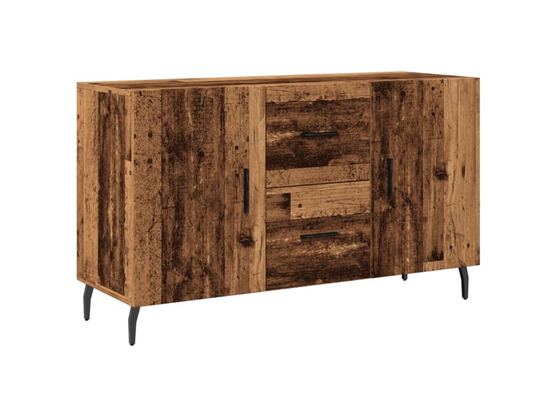  Buffet - bahut - meuble de rangement vieux bois 100x36x60 cm bois d'ingénierie  - Conforama A