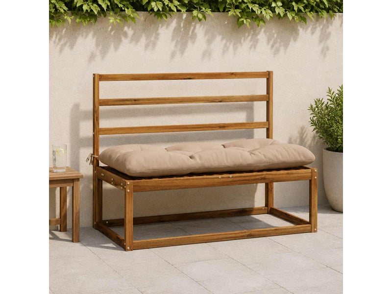 Coussin de banc, coussin d'assise, coussin de canapé vianen 100 % polyester sable 110 x 50 x 12 cm cf53991 - Conforama B