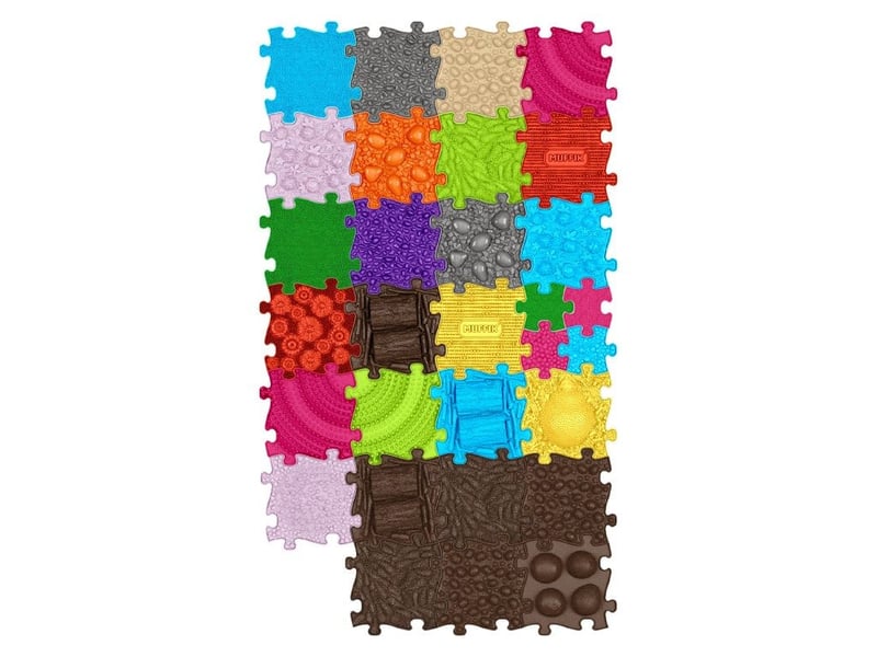  Tapis sensoriel muffik ensemble royal - 30 pièces MFK-028-01 - Conforama A