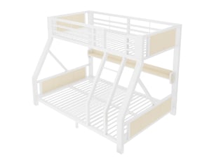 Lit superposé 140x200 cm <strong>SWEIKO</strong> <strong></strong> coloris blanc