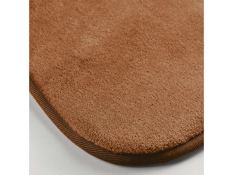  Tapis uni en flanelle flanou 60x110cm camel  - Conforama B