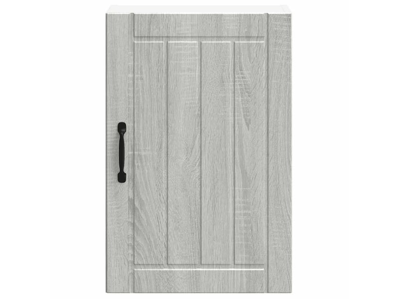  Meuble de rangement, armoire murale de cuisine lucca sonoma gris bois ingénierie shl2470  - Conforama E