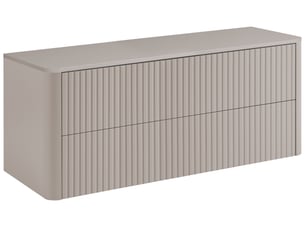 Meuble sous vasque suspendu linea 120 cm cachemire avec plan de travail