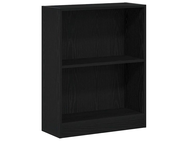  Bibliothèque, armoire à livres 60 x 24 x 76 cm bois d'ingénierie chêne noir  - Conforama A