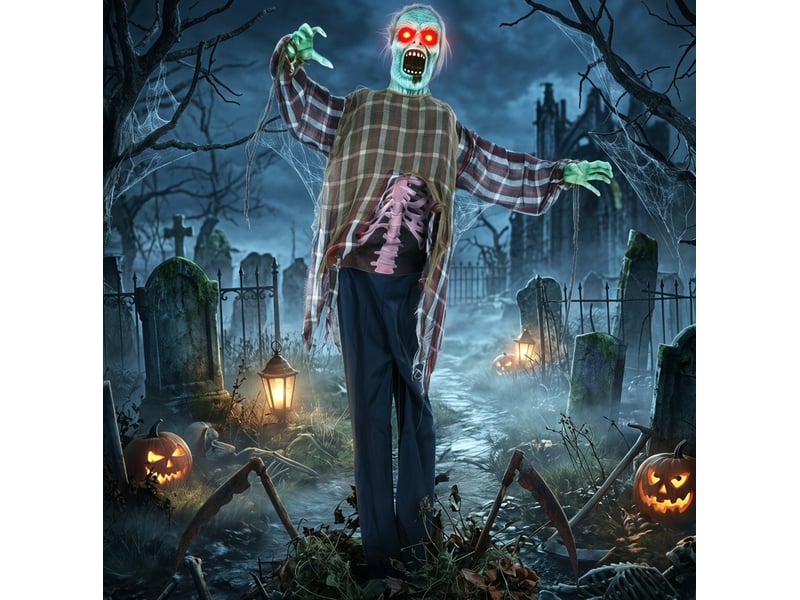  Décoration halloween zombie animé 170 cm evryae  - Conforama B