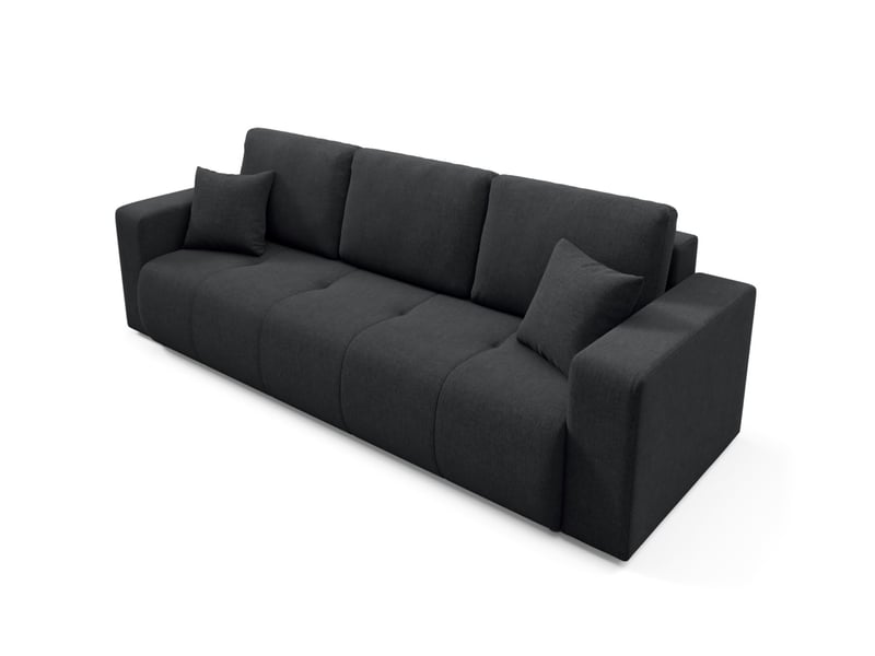  Canapé convertible molinio noir  - Conforama C