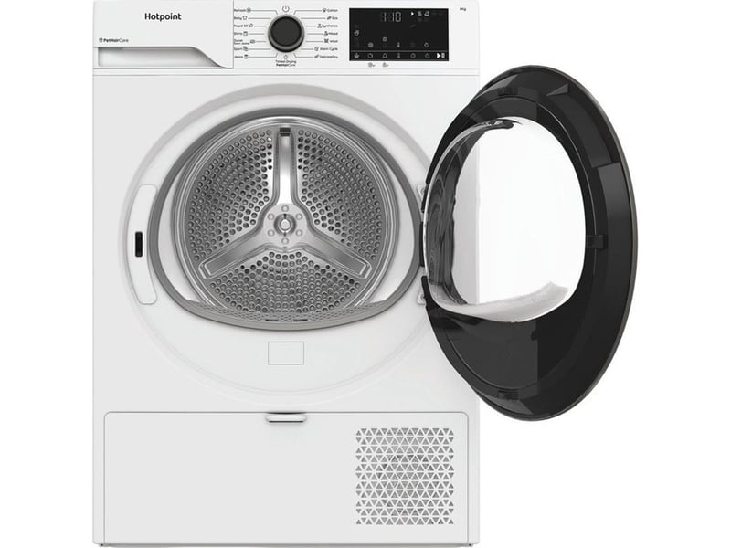 Sèche-linge pompe à chaleur 8 kg capacité porte piano black chd84mwbsee CHD84MWBSEE - Conforama B