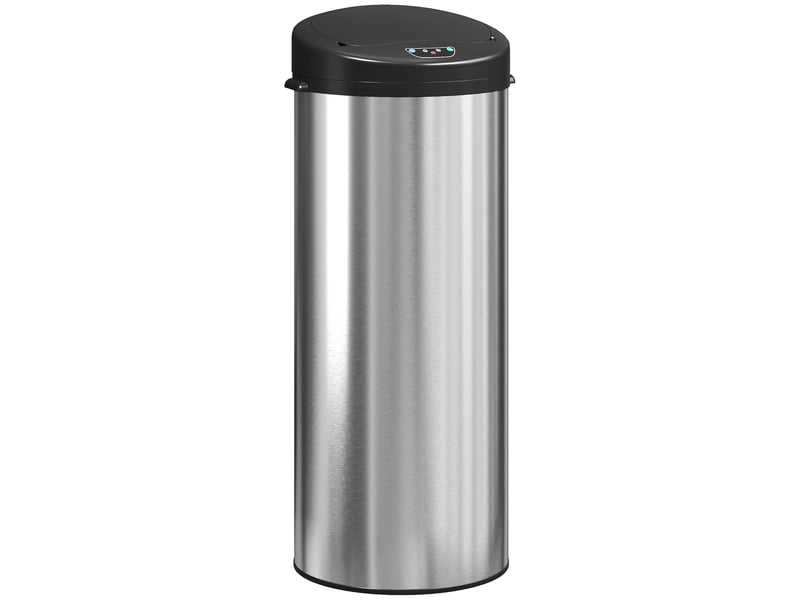  Poubelle automatique avec capteur 55l en acier 32 x 30 x 78,5 cm  - Conforama A