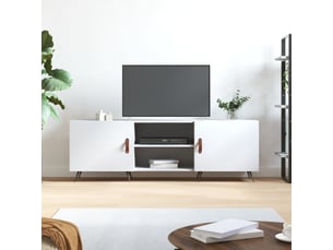 Meuble tv coloris blanc 150 cm <strong></strong>  <strong></strong>