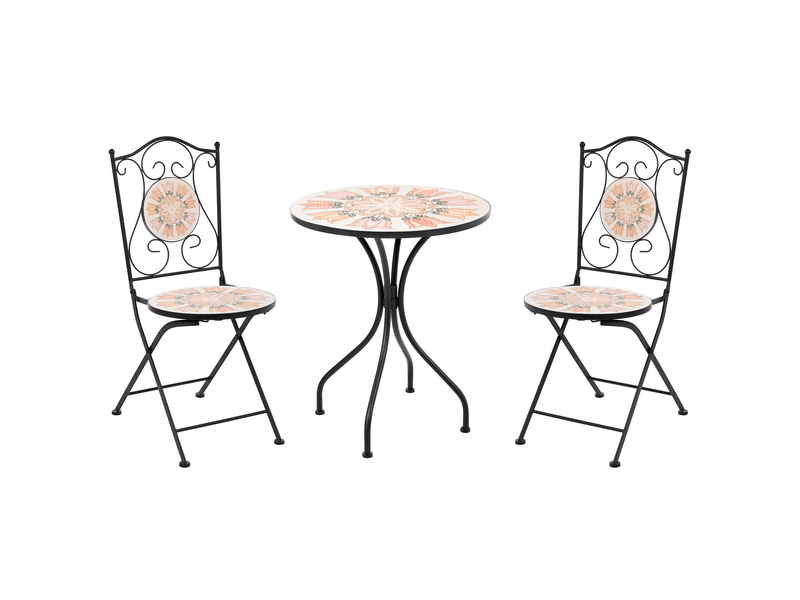Ensemble bistrot settala métal multicolore - Conforama A