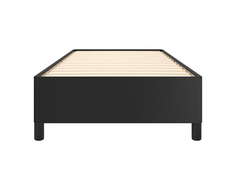  Lit simple- lit adulte -  cadre de lit sans matelas noir 90x200 cm similicuir  - Conforama D