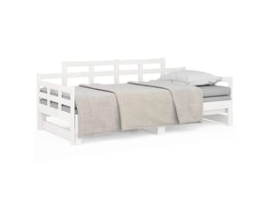 Lit simple 80x200 cm    coloris blanc
