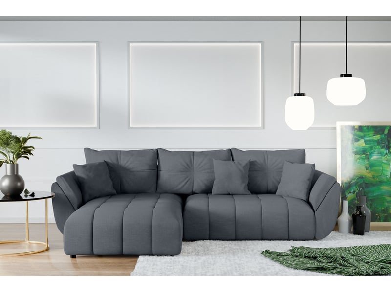  Canapé d angles convertible verciani canapé méridien gris Verciani - Conforama C