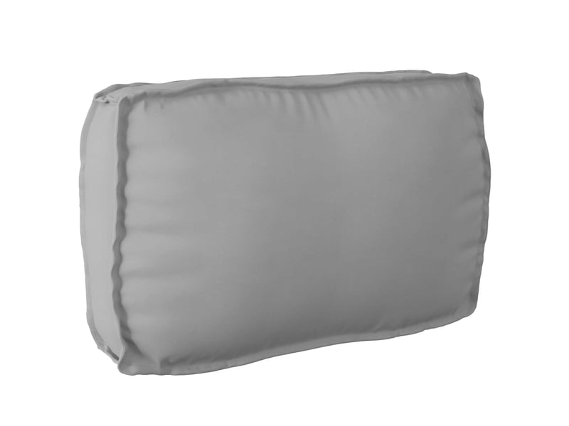  Coussin d'assise, coussin pour chaisecanapé tissu oxford gris 70 x 40 x 12 cm cf56667  - Conforama B