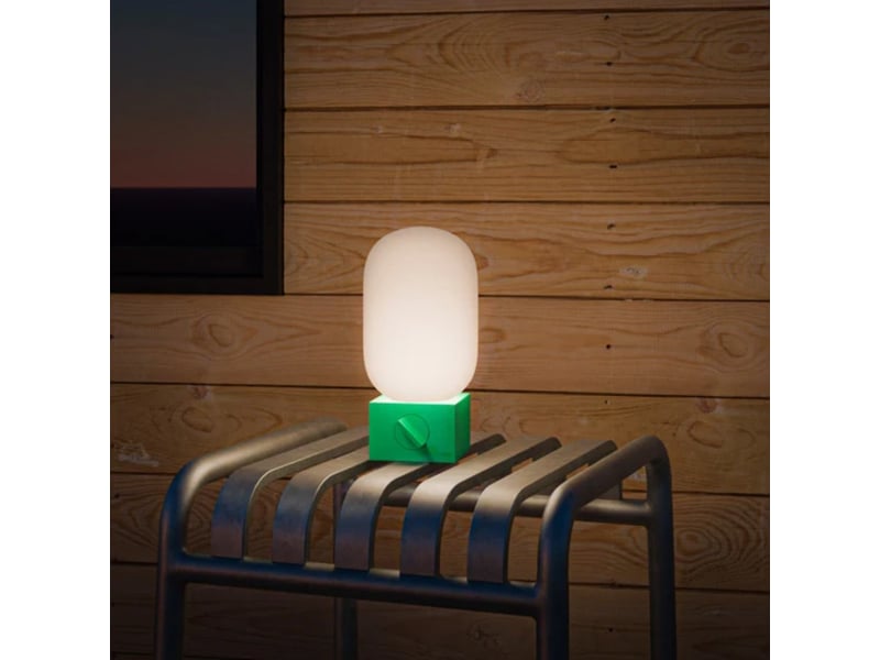  Lampe portable série pop light ipx4 avec batterie externe usb-c et câble native union vert POP-LIGHT-PIN - Conforama D