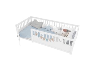 Lit simple 90x190 cm    coloris blanc