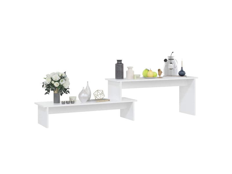  Meuble tv - banc tv - meuble de rangement blanc 180x30x43 cm aggloméré  - Conforama C