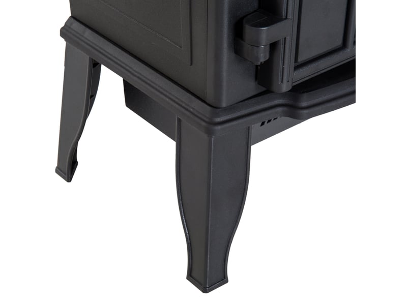  Elektrokamin 2000w avec effet de flammes led, silencieux, cheminée électrique avec protection en métal  - Conforama D