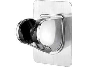 Support de douche sans perçage colle 3m - support de pommeau de douche universel, réglable (45°), pour pommeau de douche de salle de bain, chromé