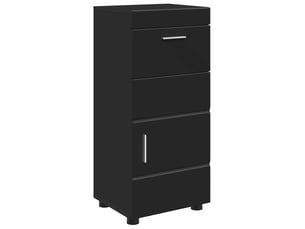 Ensemble d'armoire de salle de bain tulum noir cf62990