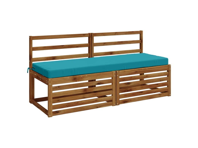 Coussin de banc, coussin d'assise, coussin de canapé soest 100 % polyester turquoise 150 x 50 x 8 cm cf53642 - Conforama C
