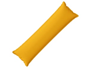 Coussin, coussin décoratif houten jaune clair 40 x 145 cm lin synthétique cf56573