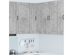 Panneau de lave-vaisselle kalmar gris béton 57x57x100cm