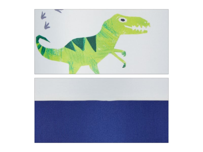  Suspension lampe enfant motifs dinosaures 30 x 30 x 30 cm ambiance cosy en tissu blanc 13_0007835  - Conforama D