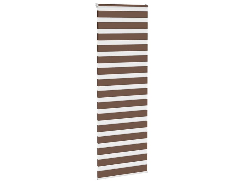  Store zèbre, store de fenêtre marron 80x230 cm largeur du tissu 75,9 cm polyester cf48734  - Conforama C