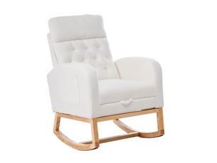 Pouf / repose pied WISHDOR  blanc