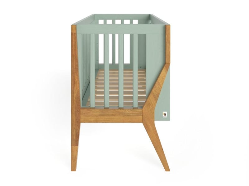  Yappyicon - lit bébé 120x60 cm - vert sauge chêne 4754010385621 - Conforama D