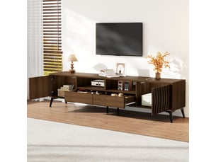 Meuble tv coloris bois foncé 35 cm OOIILLEE