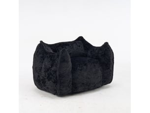 Fauteuil fixe <strong>FLORAGRACE</strong> <strong></strong> Tissu noir vendu A l'unité