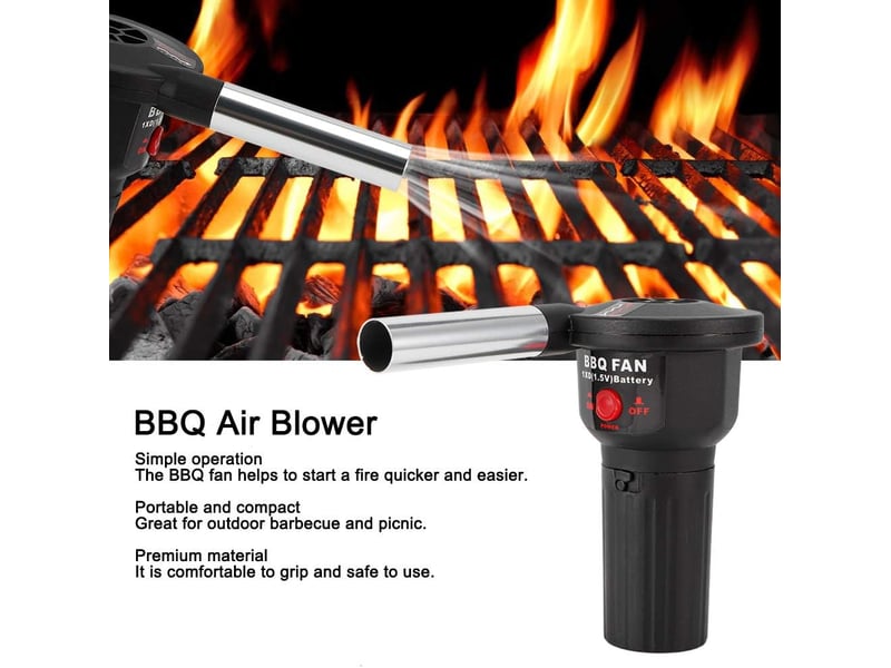 Ventilateur électrique sûr pour barbecue alimenté par batterie  - Conforama E
