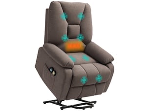 Fauteuil relax électrique  PANGIVO Polyester marron