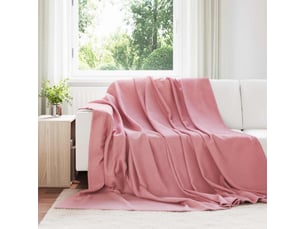 Plaid canapé rose 240x220 cm 0.74 kg polaire