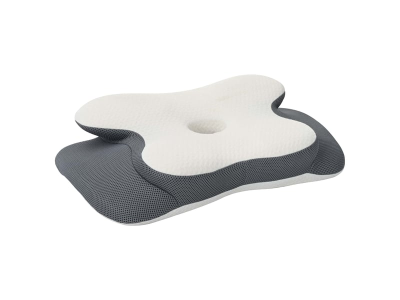 Oreiller, coussin cervical blanc mousse à mémoire de forme cf51350 - Conforama C